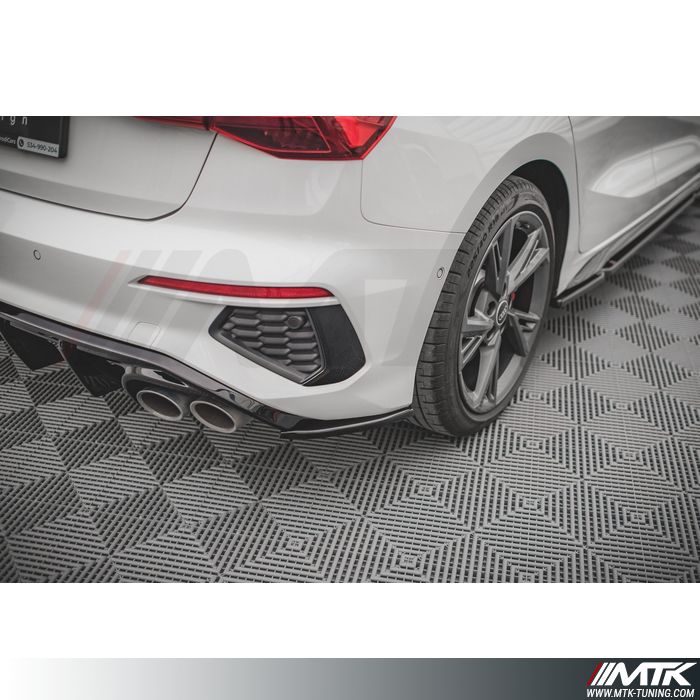 Lames latérales arrière Maxton V2 Audi S3 8Y Sportback 2020>